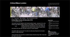 Desktop Screenshot of londoncriticalmass.org